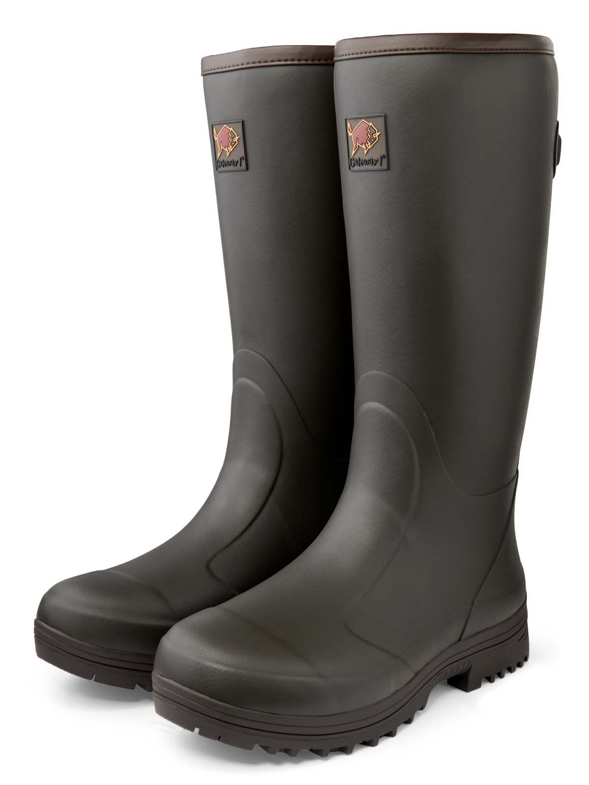 Gateway Gummistiefel Pheasant Game 18“ 5mm Gummistiefel mit hoher Wärmeisolation, perfekt für Temperaturen bis -10°C, Paar