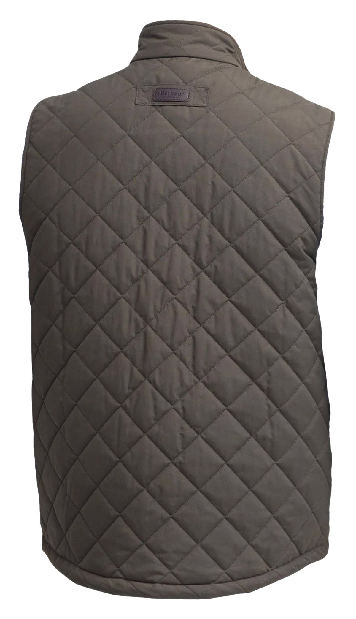 Barbour Weste Fernwood mit abgerundetem Saum und Stehkragen, Rückseite