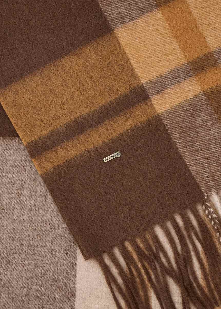 Dubarry Schal Kinvara in Elk, Detail des Stoffes