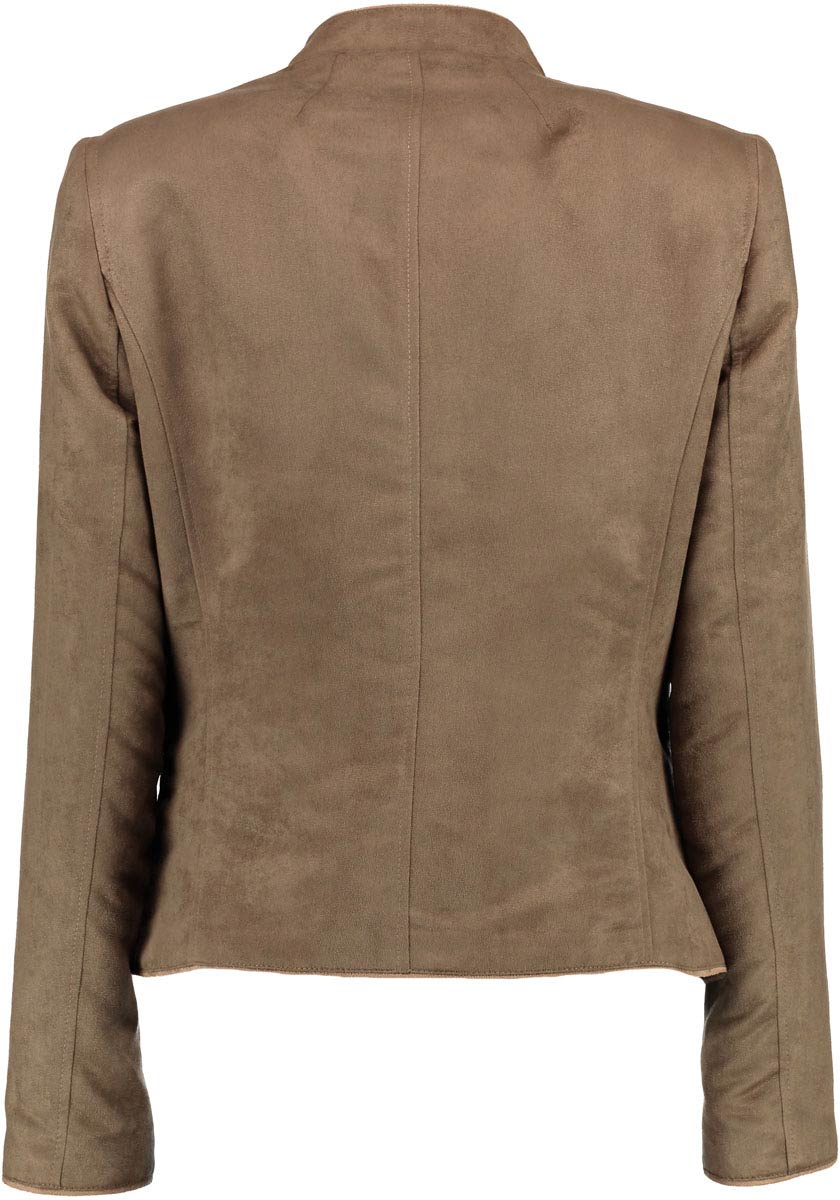 OS Trachten Blazer in Mittelbraun, Rückansicht