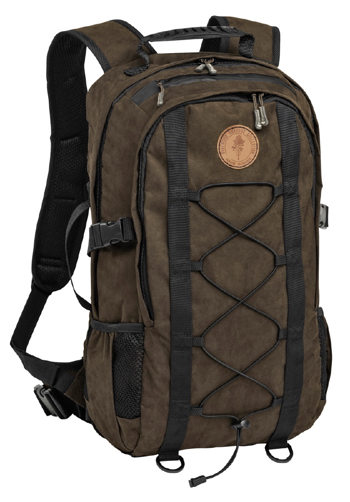 Jagdrucksack Suede Brown mit Gewehrfutteral 22l