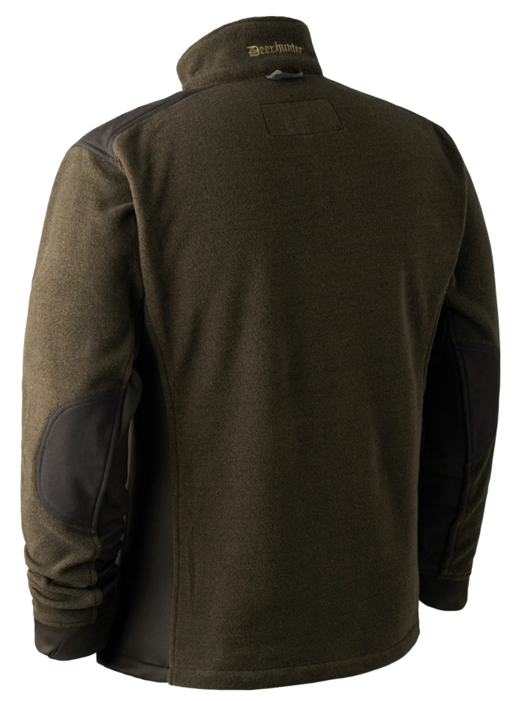 Deerhunter Fleecejacke Muflon Zip-In in Art Green, Rückansicht