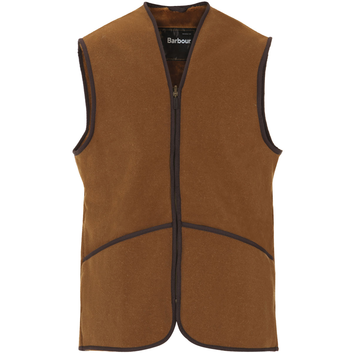 Die Zip-In-Fleeceweste Warm Pile Brown von Barbour