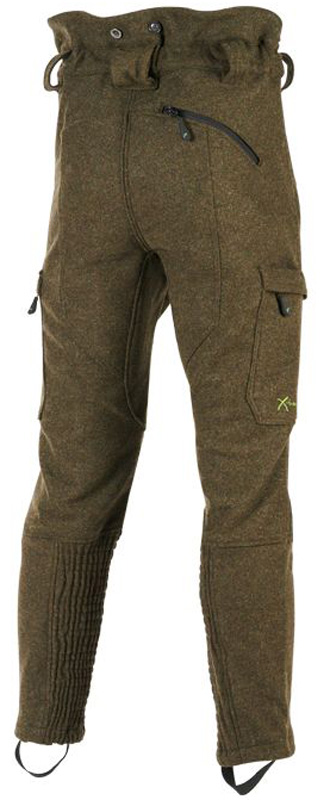 PSS Lodenhose, Stiefelhose X-treme Loden, mit gerafftem Bein und Steg, zu sehen von der Rückseite