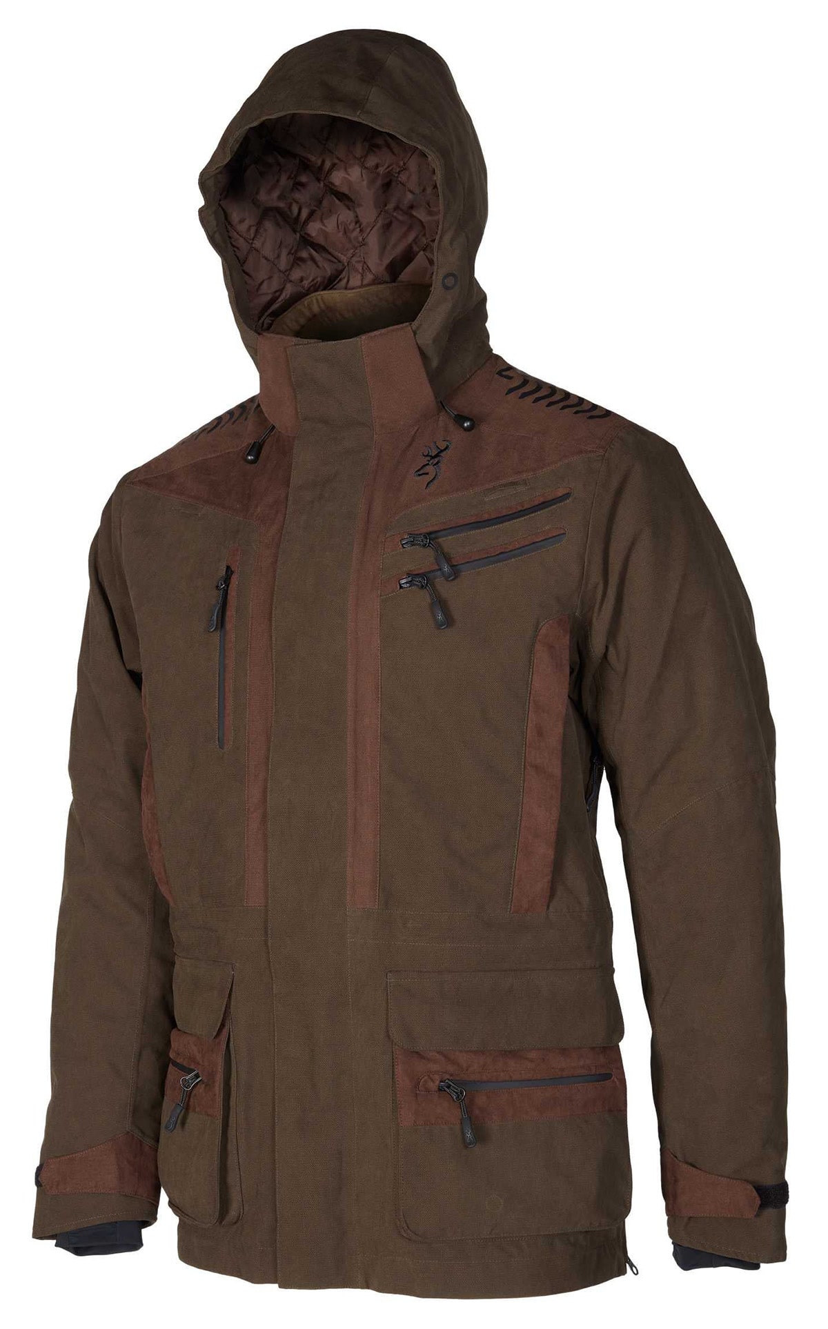 Browning Parka XPO Pro mit abnehmbarer und verstellbarer Kapuze, Vorderseite