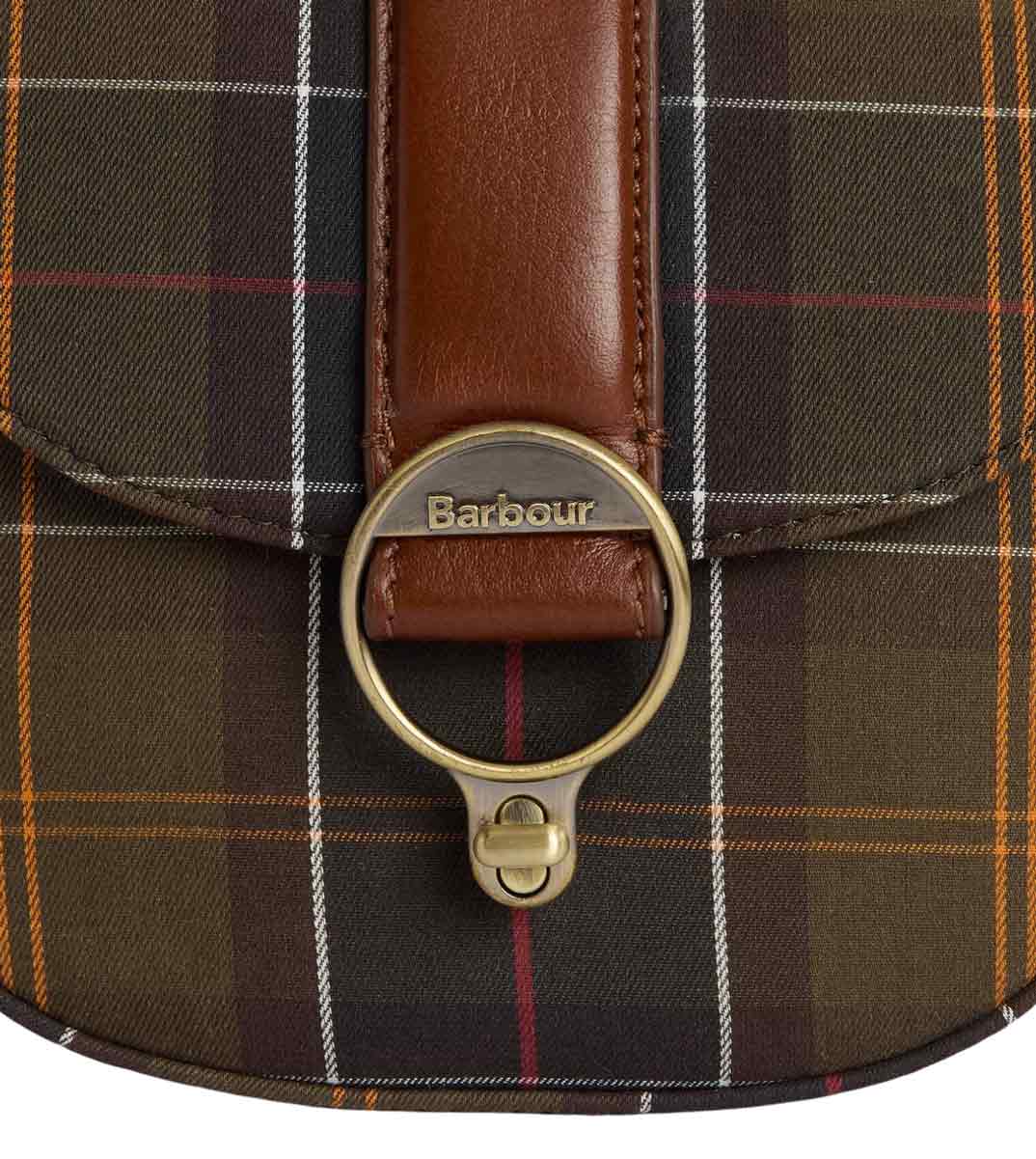 Barbour Tasche Elm Crossbody Tartan Detailansicht vorne