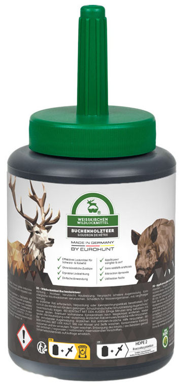 Buchenholzteer mit Pinsel 500ml
