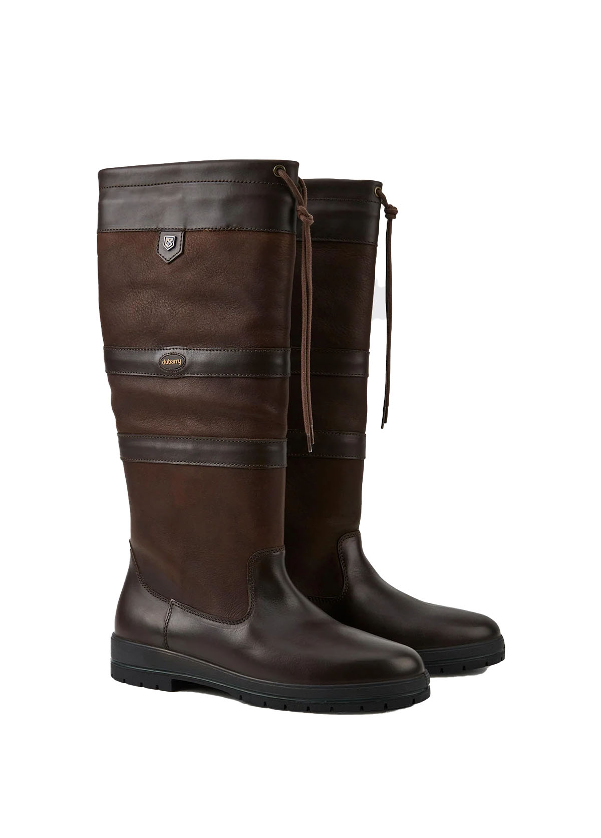 Die Stiefel Galway in der Farbe Mocha von Dubarry, im Paar