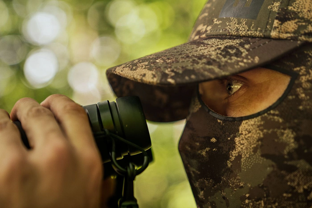 Cap Deer Stalker mit Tarnnetz