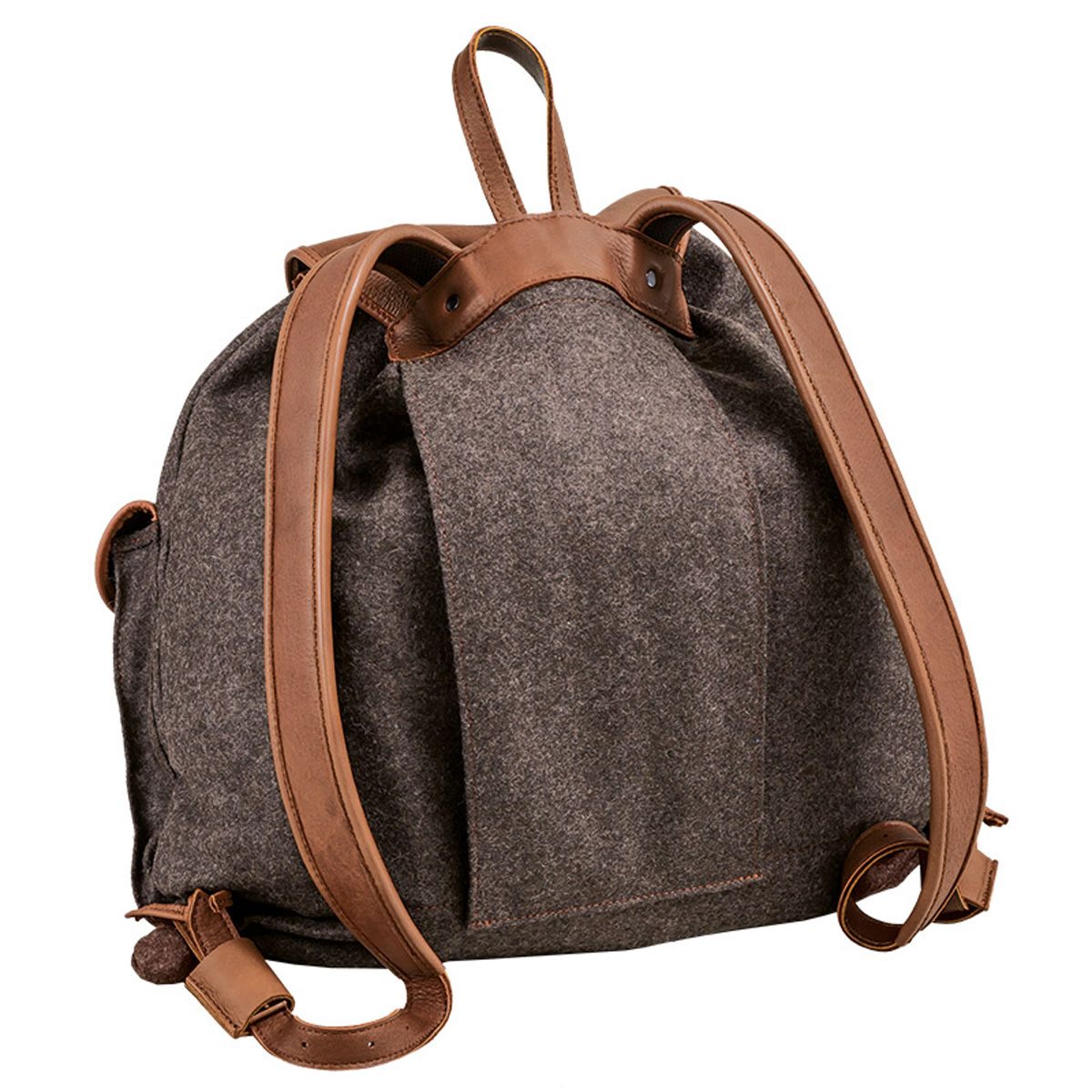 Rucksack Loden de Luxe Grau / Elchleder 30l