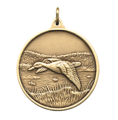Jagdmedaille Ente 40mm Bronze