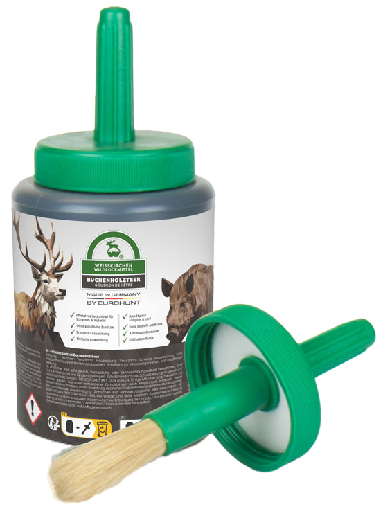 Buchenholzteer mit Pinsel 500ml