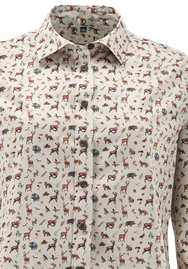 Bluse Jagd Allover