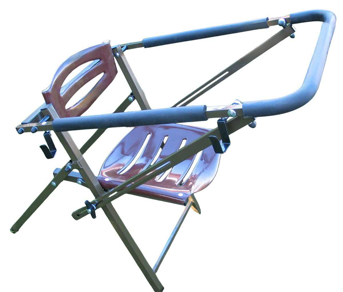 Knobloch Jagd Aluminium-Ansitzstuhl ANBLICK, Vorderansicht