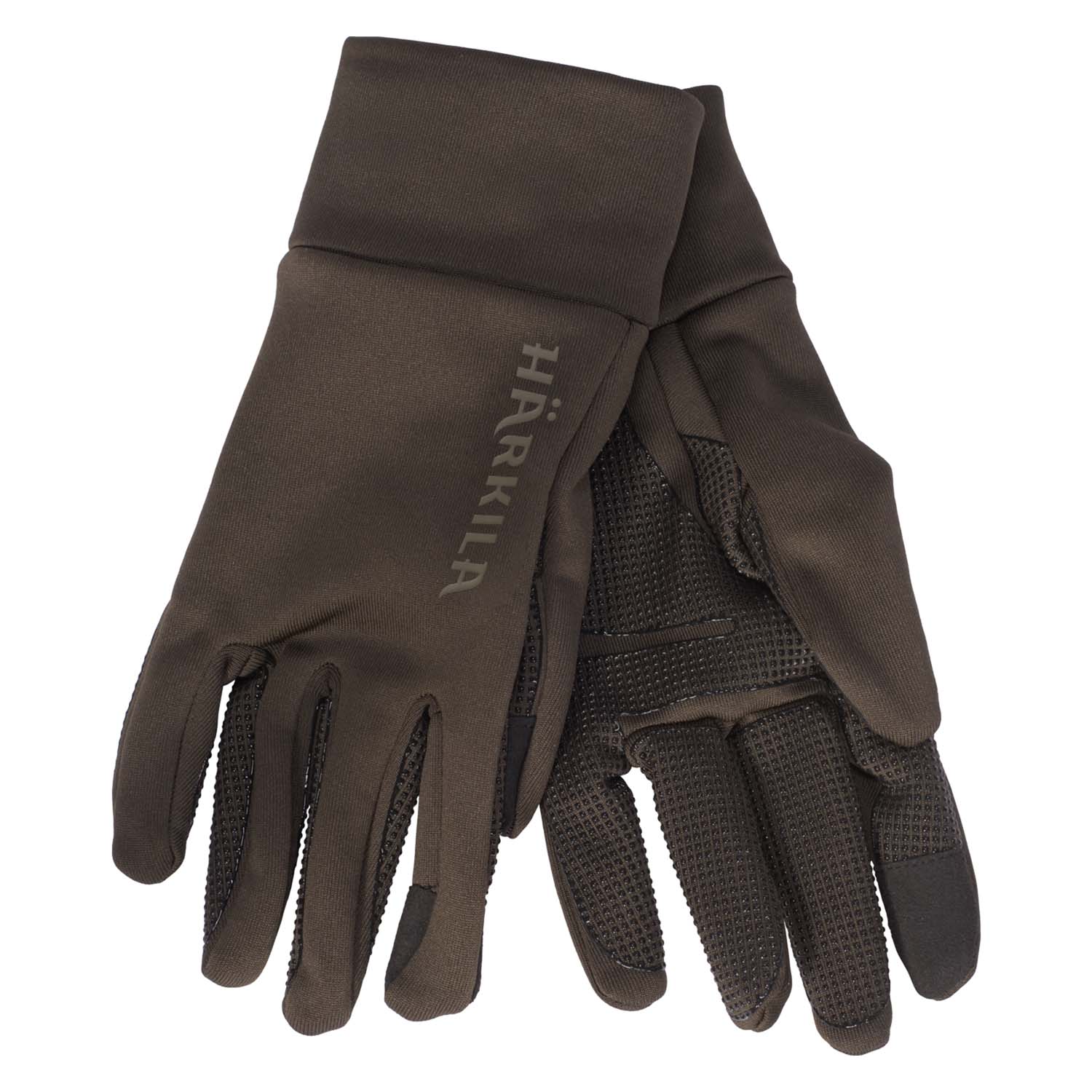 Härkila Handschuhe Power Stretch Willow green dehnbar und schnell trocknend