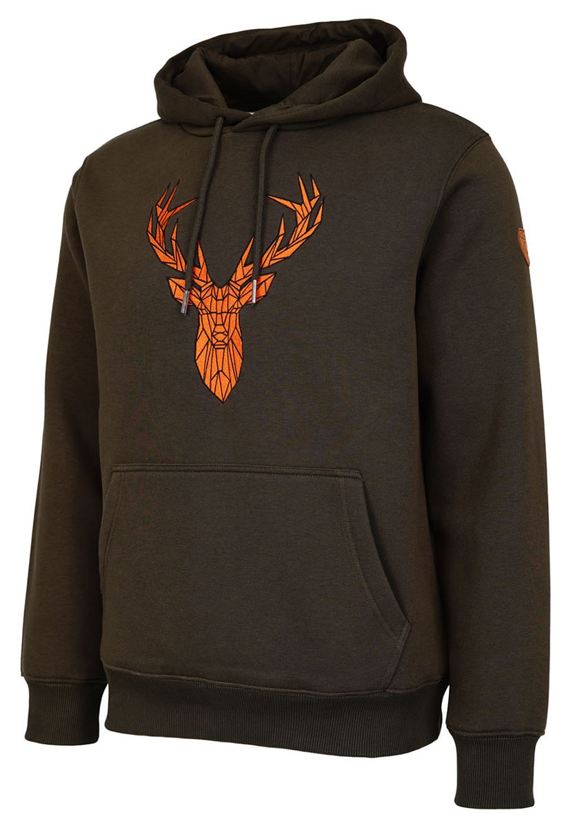 Hoodie Hunting Hirsch orange