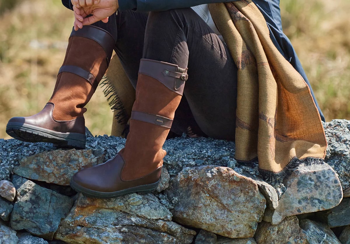 Der Stiefel Dunmore Walnut von Dubarry, im Einsatz