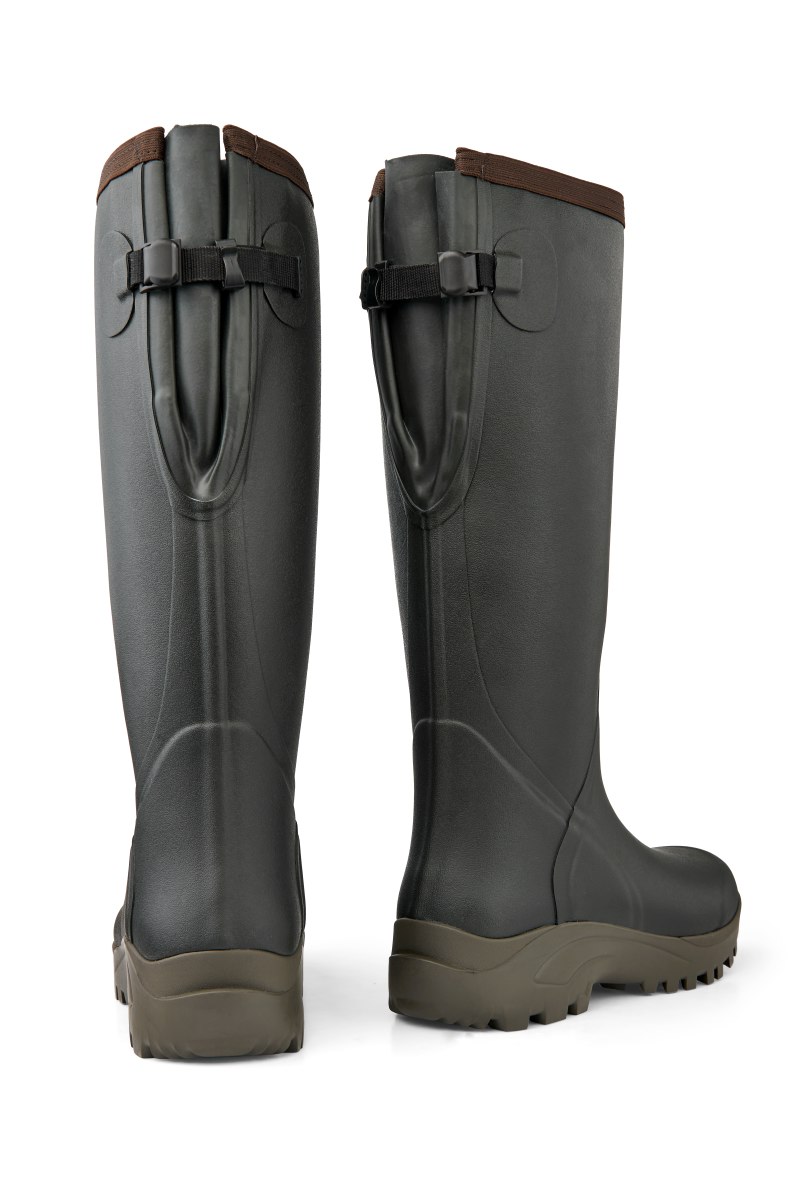 Die Gummistiefel Sportsman II Lady 17'' Khaki von Gateway, Ansicht von hinten
