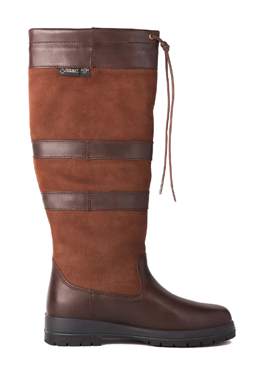 Der Stiefel Galway Extra Fit Walnut von Dubarry, links