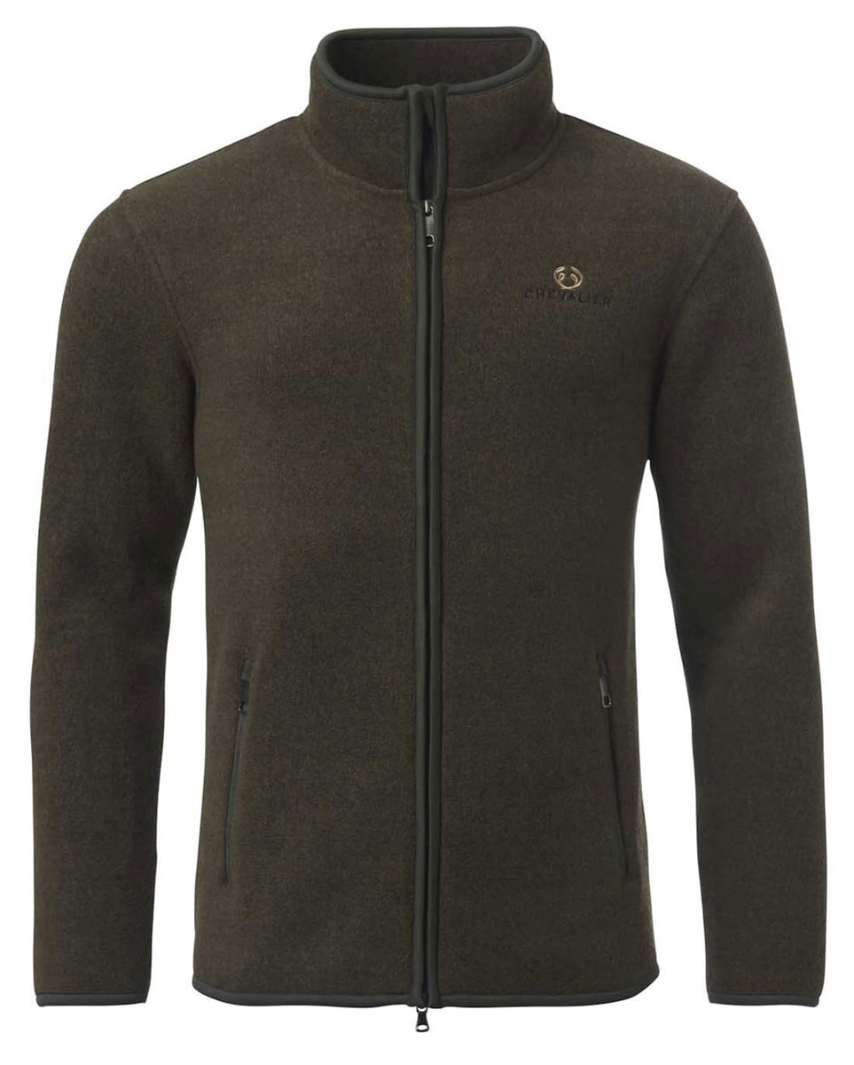 Chevalier Fleecejacke Mainstone in Autumn Green, Vorderansicht