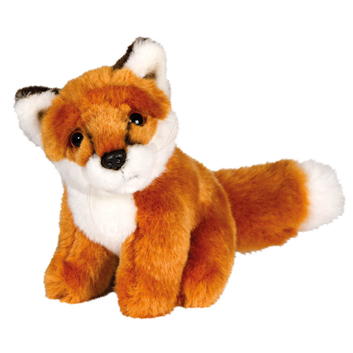 Plüschtier Kl. sitzender Fuchs Orange