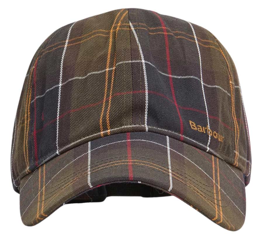 Barbour Cap Telfield Tartan Classic, Vorderansicht