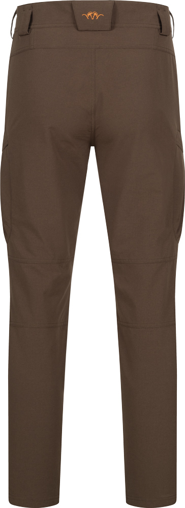 Rückseite der Blaser Hose Air Flow, bequeme und funktionale Hose in der Farbe dunkelbraun