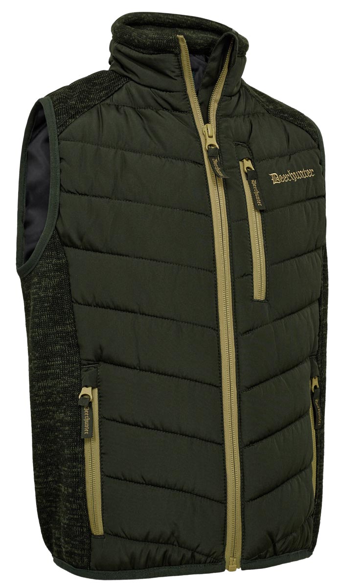 Deerhunter Weste Moor Padded in Farbe Forest Ember, Vorderansicht