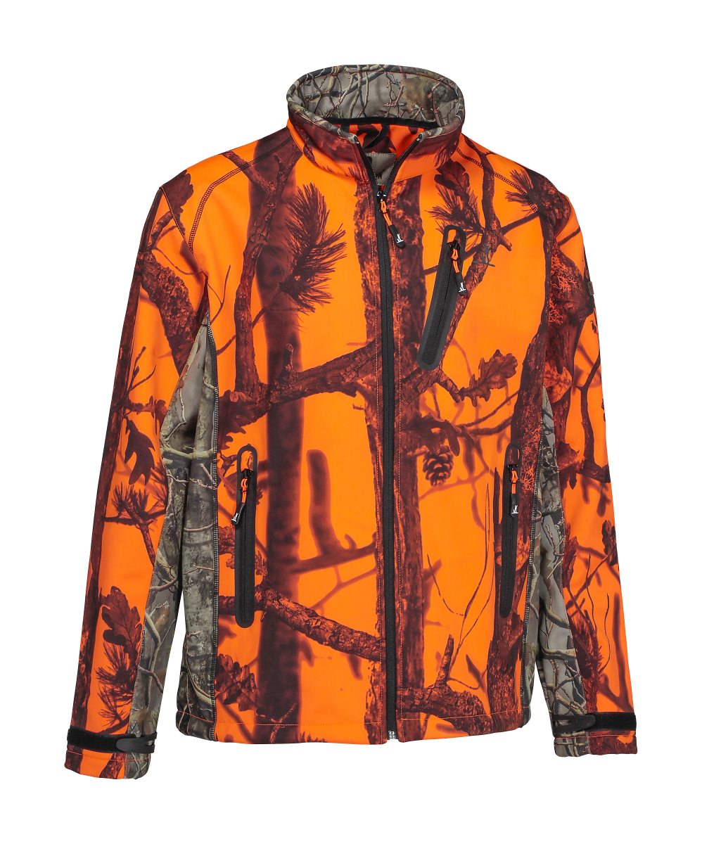 Percussion Jacke Kinder Softshelljacke Jagdblouson Saison: Herbst/Winter Wasserdicht Signalwirkung/Tarnung