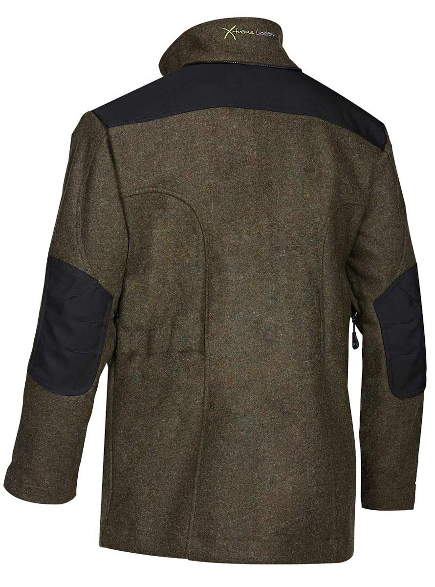 pfeiffer sicherheitssysteme lodenjacke xtreme rueckansicht funktionale jagdjacke mit klassischem schnitt aus loden