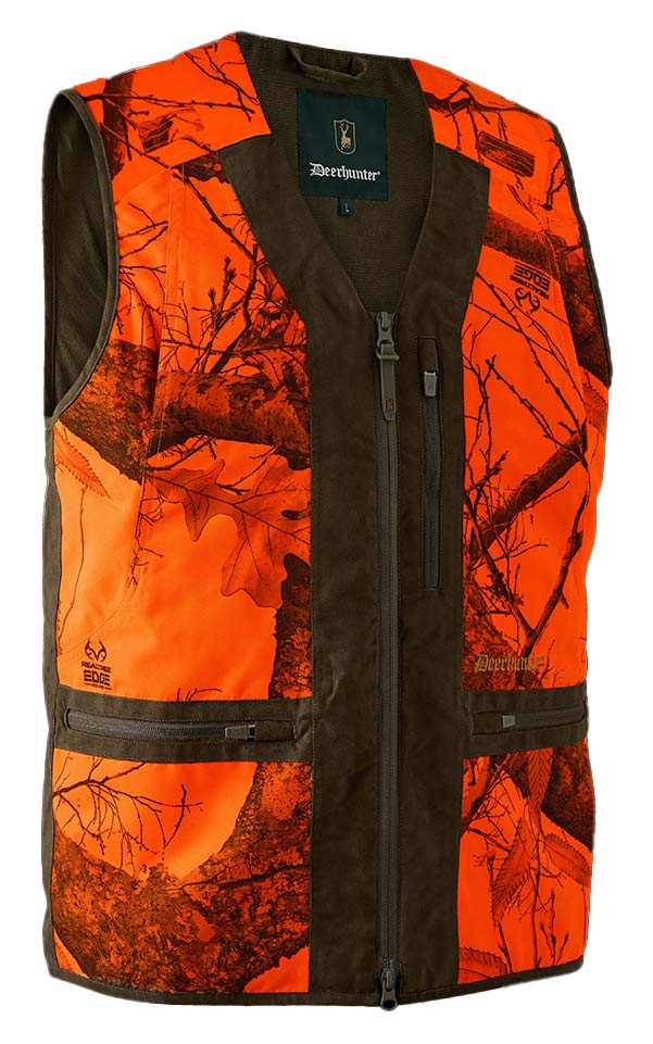 Die Signalweste Eagle Realtree Edge Orange von Deerhunter, Vorderseite