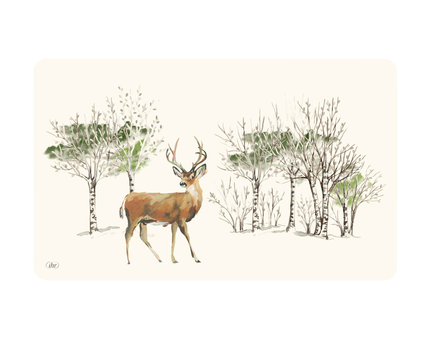 Frühstücksbrettchen Deer