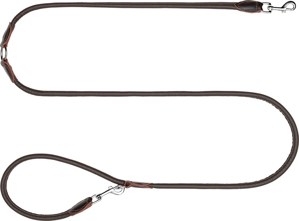 Blaser Hundeleine Leder auf zwei Längen verstellbar mittels Karabiner