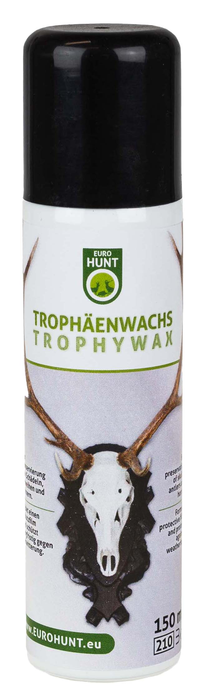 Eurohunt Trophäenwachs 150 ml in einer praktischen Spraydose, Vorderseite