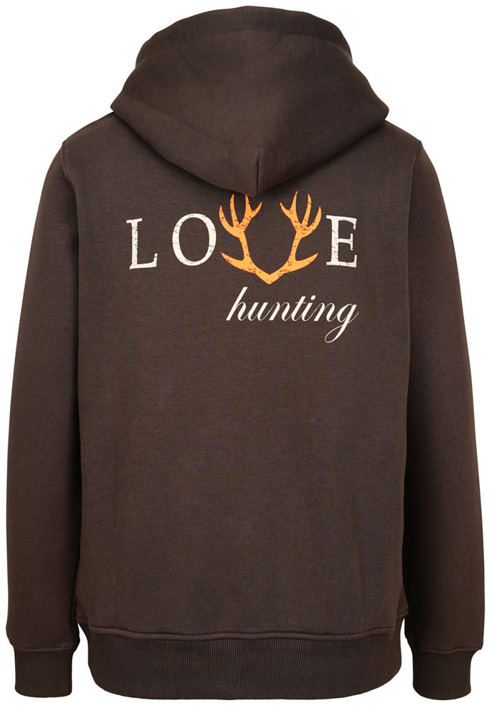 Hoodie mit Zip LOVE Hunting