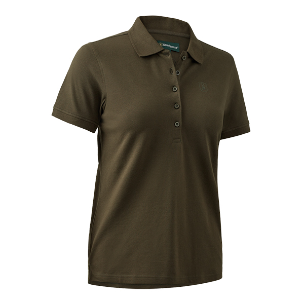 Das Poloshirt Lady Harriet Deep Green von Deerhunter