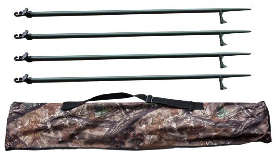 4 teilige teleskopstange mit transporttasche fuer jagd und outdoor einsatz  Alt-Titel: 4 Teleskopstange mit Transporttasche