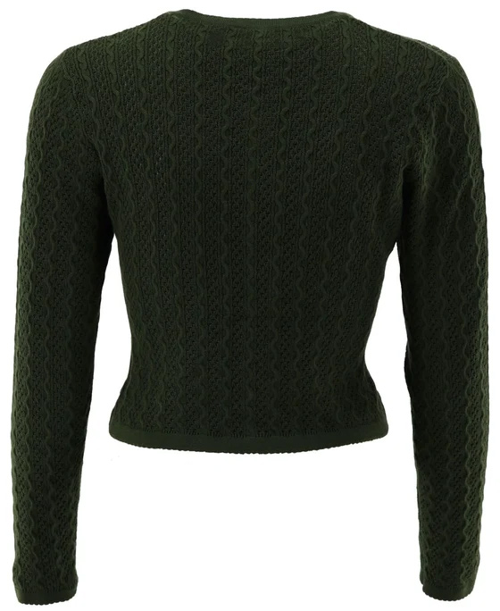 Damenstrickjacke Rundhals