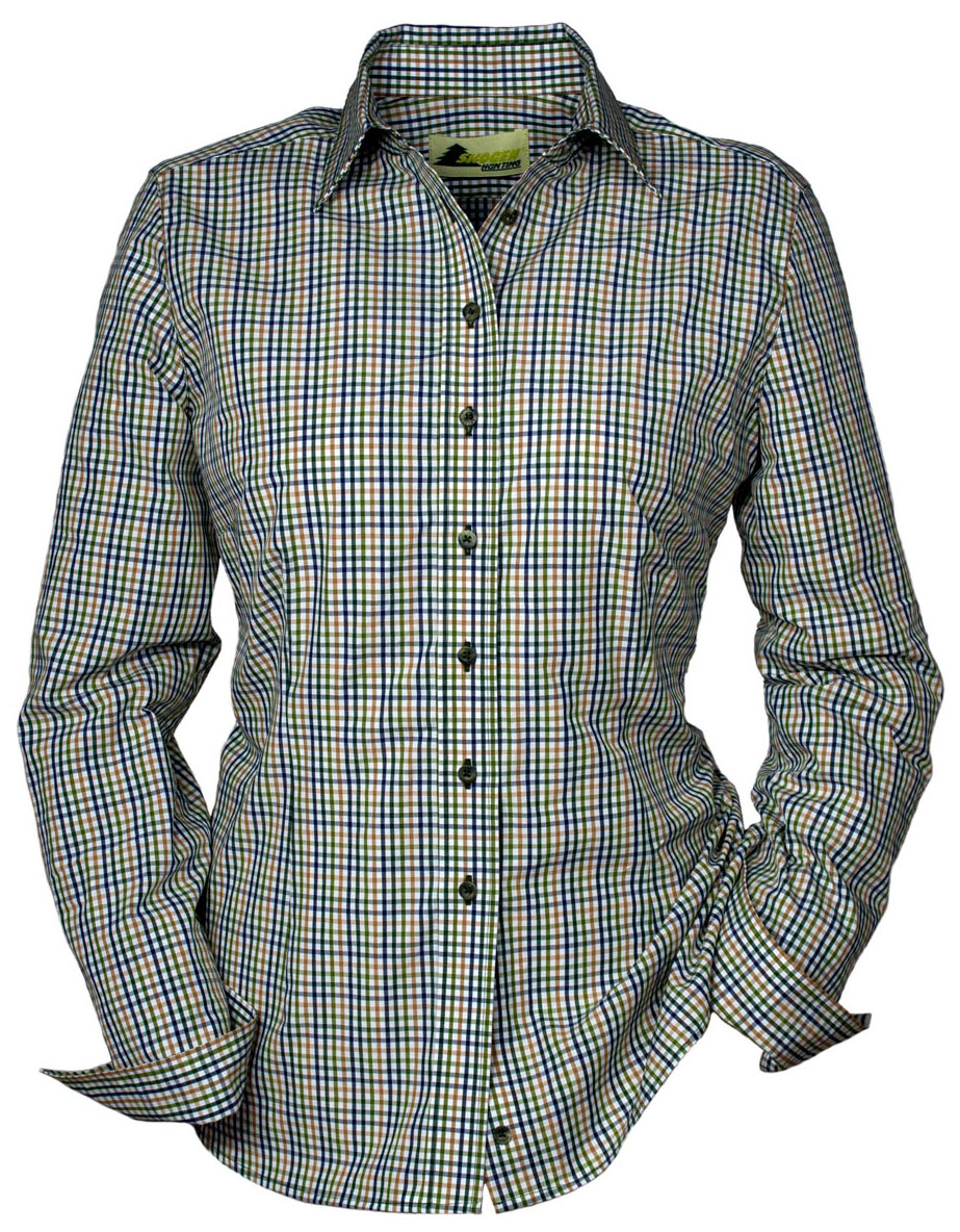 Damen Bluse Karo