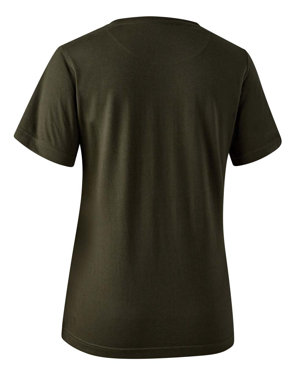 Deerhunter T-Shirt Jubilee mit Rundhalsausschnitt in Gruen, Rueckseite