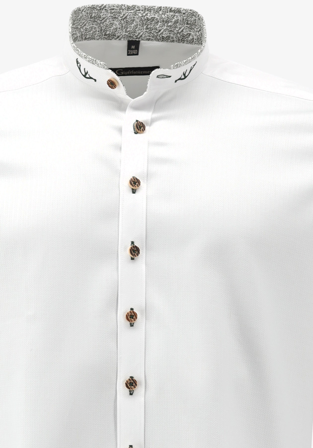 Hemd Slim Fit mit Stehkragen