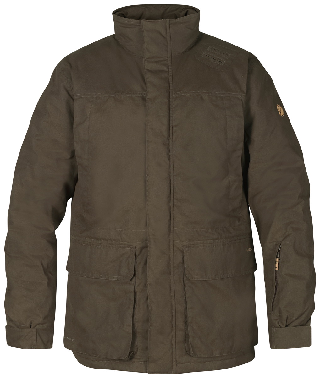 Die Jacke Brenner Pro Padded Dark Olive von Fjäll Räven, Vorderansicht