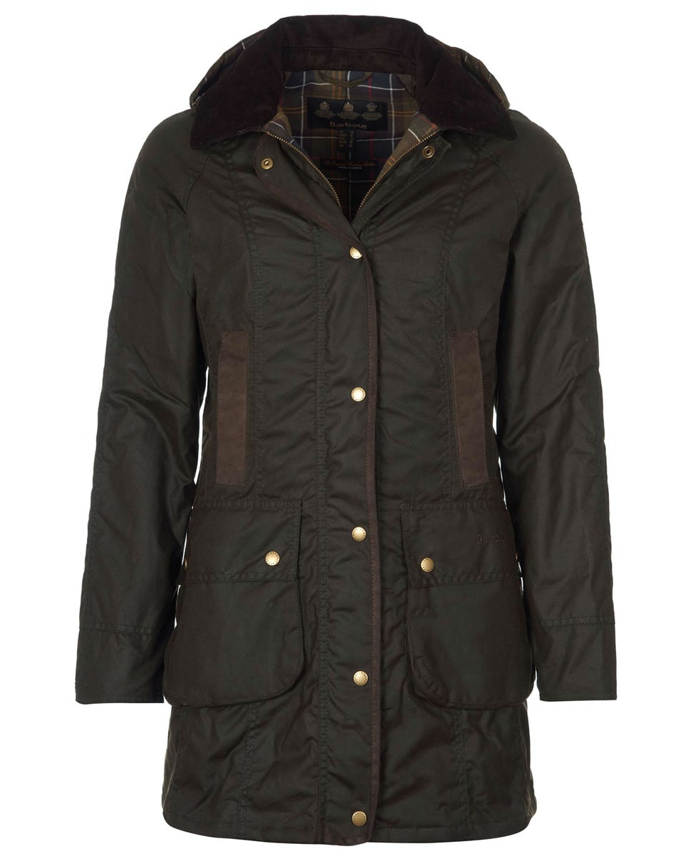 Wachsjacke Bower  Olive