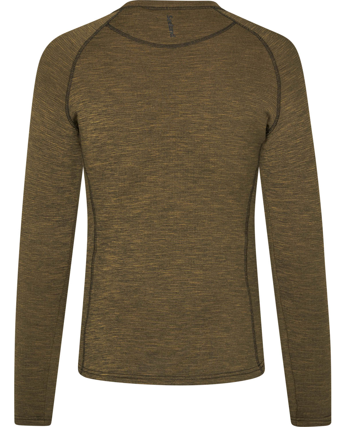 Seeland Langarmshirt Aia Peak, grünmeliert mit Rundhalsausschnitt, Rueckseite