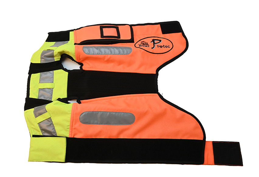 Hundeschutzweste Boar Protec Orange/Gelb
