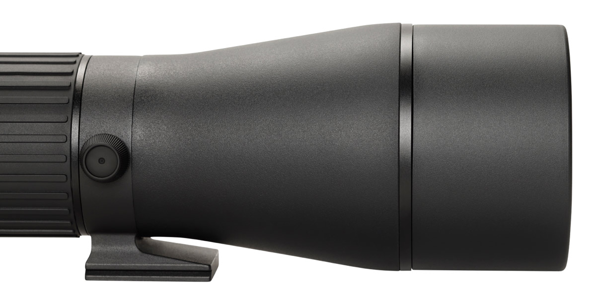 Minox Spektiv ED 20-60x80, Detailansicht Seite vorne