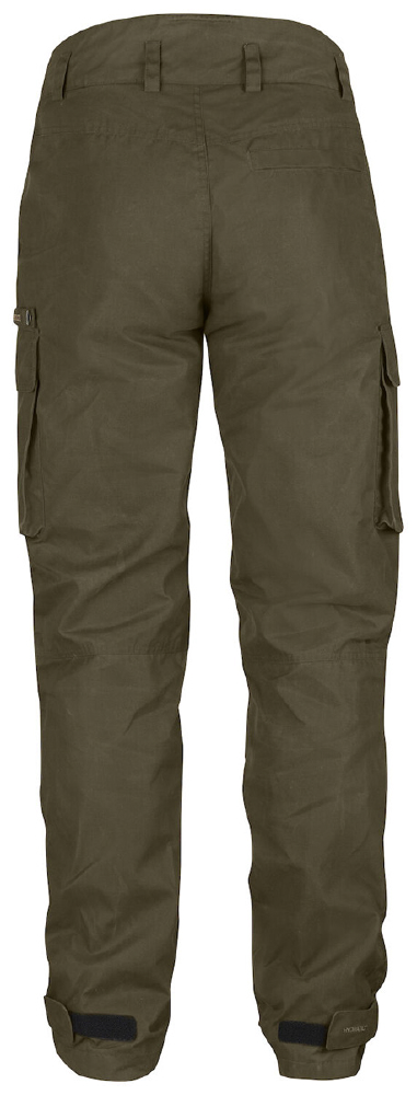 Fjäll Räven Hose Brenner Pro Winter in der Farbe Dark Olive, Rückansicht